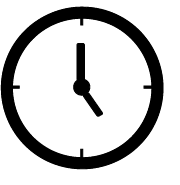 clock icon for decoration