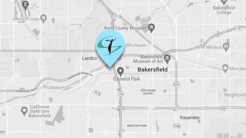Map Advanced Dermatology & Cosmetic Bakersfield Location Map